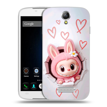 Силиконовый чехол на Doogee X6 с принтом Labubu Лабубу Силиконовый чехол на Doogee X6 с принтом Labubu Лабубу