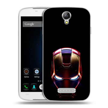 Силиконовый чехол на Doogee X6 с принтом IronMan Железный человек Силиконовый чехол на Doogee X6 с принтом IronMan Железный человек