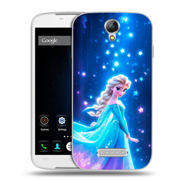 Силиконовый чехол на Doogee X6 с принтом Холодное сердце Frozen Силиконовый чехол на Doogee X6 с принтом Холодное сердце Frozen