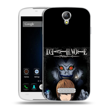 Силиконовый чехол на Doogee X6 с принтом Death note Тетрадь смерти