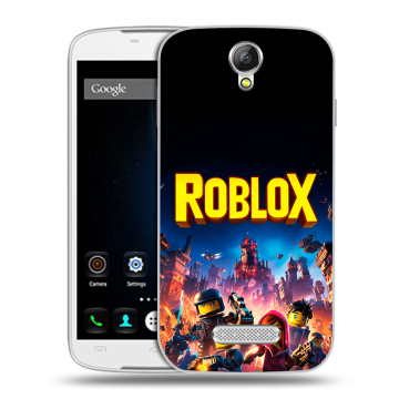 Силиконовый чехол на Doogee X6 с принтом Roblox Роблокс Силиконовый чехол на Doogee X6 с принтом Roblox Роблокс