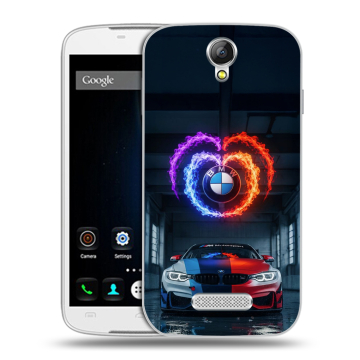 Силиконовый чехол на Doogee X6 с принтом BMW БМВ Силиконовый чехол на Doogee X6 с принтом BMW БМВ