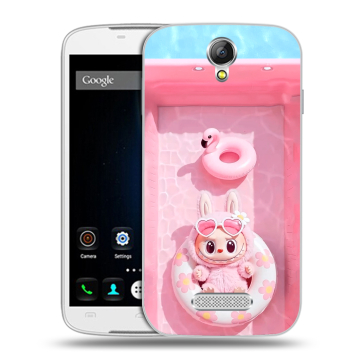 Силиконовый чехол на Doogee X6 с принтом Labubu Лабубу Силиконовый чехол на Doogee X6 с принтом Labubu Лабубу