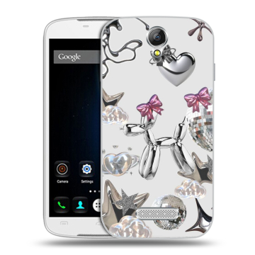 Силиконовый чехол на Doogee X6 с принтом Y2K Силиконовый чехол на Doogee X6 с принтом Y2K