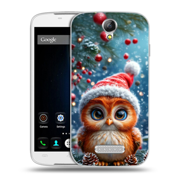 Силиконовый чехол на Doogee X6 с принтом Новый год Силиконовый чехол на Doogee X6 с принтом Новый год