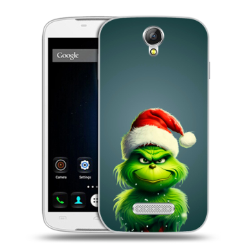 Силиконовый чехол на Doogee X6 с принтом Новый год