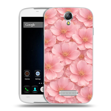Силиконовый чехол на Doogee X6 с принтом женский Силиконовый чехол на Doogee X6 с принтом женский