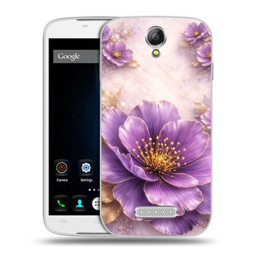 Силиконовый чехол на Doogee X6 с принтом женский Силиконовый чехол на Doogee X6 с принтом женский