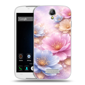 Силиконовый чехол на Doogee X6 с принтом женский Силиконовый чехол на Doogee X6 с принтом женский