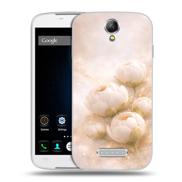 Силиконовый чехол на Doogee X6 с принтом женский Силиконовый чехол на Doogee X6 с принтом женский