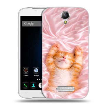 Силиконовый чехол на Doogee X6 с принтом женский Силиконовый чехол на Doogee X6 с принтом женский