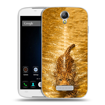 Силиконовый чехол на Doogee X6 с принтом женский Силиконовый чехол на Doogee X6 с принтом женский