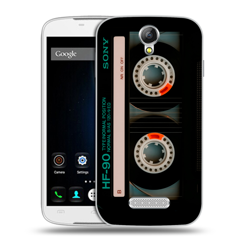 Силиконовый чехол на Doogee X6 с принтом Кассета Силиконовый чехол на Doogee X6 с принтом Кассета