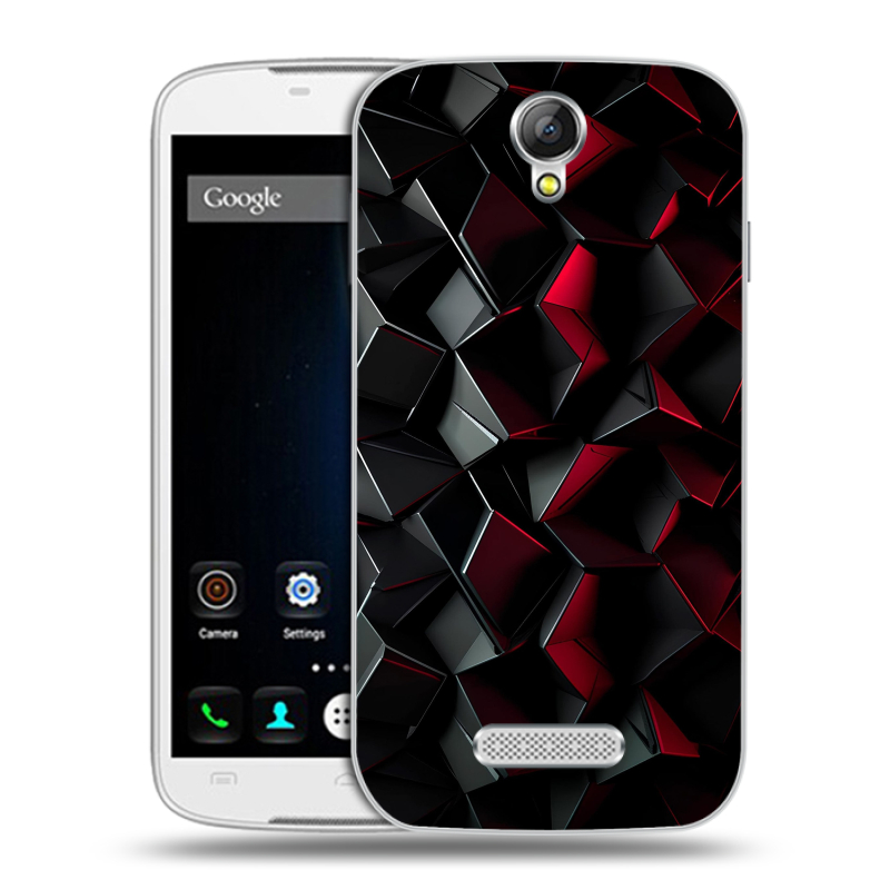 Силиконовый чехол на Doogee X6 с принтом Абстракция Силиконовый чехол на Doogee X6 с принтом Абстракция