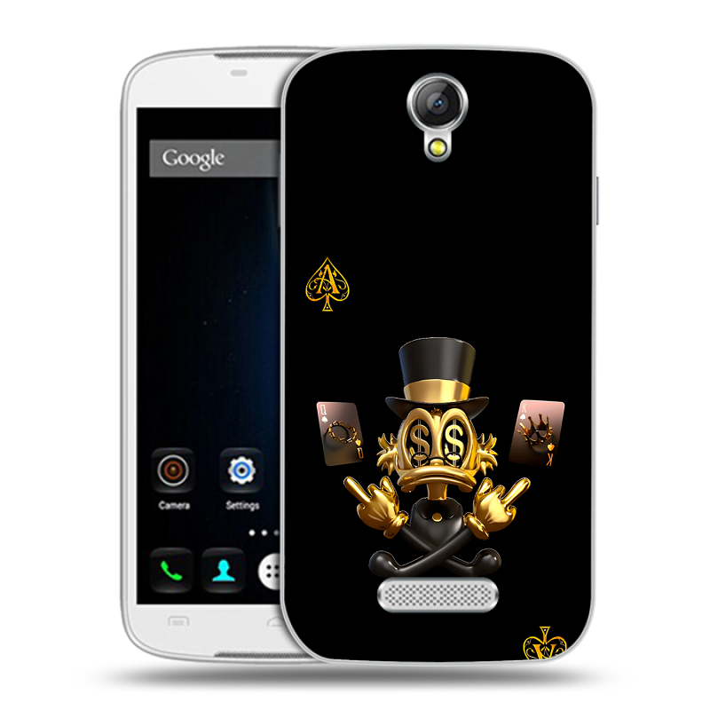 Силиконовый чехол на Doogee X6 с принтом Золотой скрудж макдак Силиконовый чехол на Doogee X6 с принтом Золотой скрудж макдак