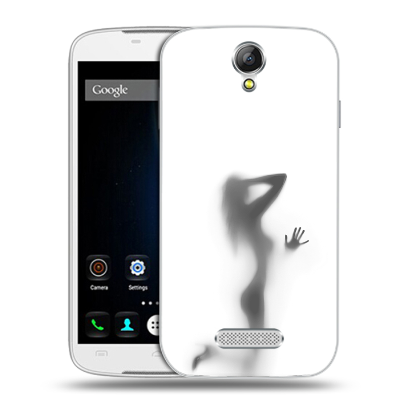 Силиконовый чехол на Doogee X6 с принтом Силуэт Силиконовый чехол на Doogee X6 с принтом Силуэт