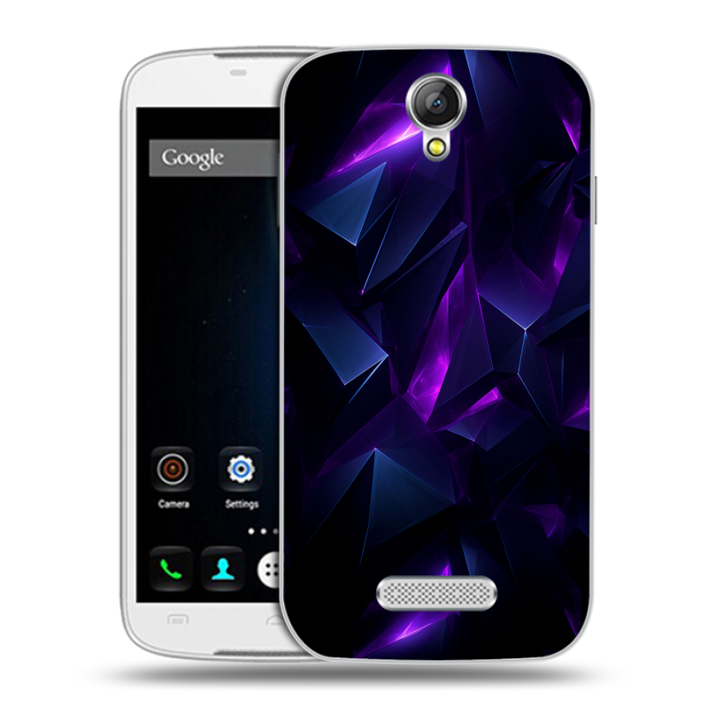 Силиконовый чехол на Doogee X6 с принтом Абстракиция Силиконовый чехол на Doogee X6 с принтом Абстракиция