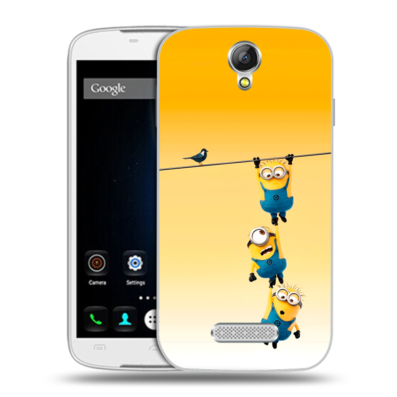 Силиконовый чехол на Doogee X6 с принтом Миньоны Силиконовый чехол на Doogee X6 с принтом Миньоны