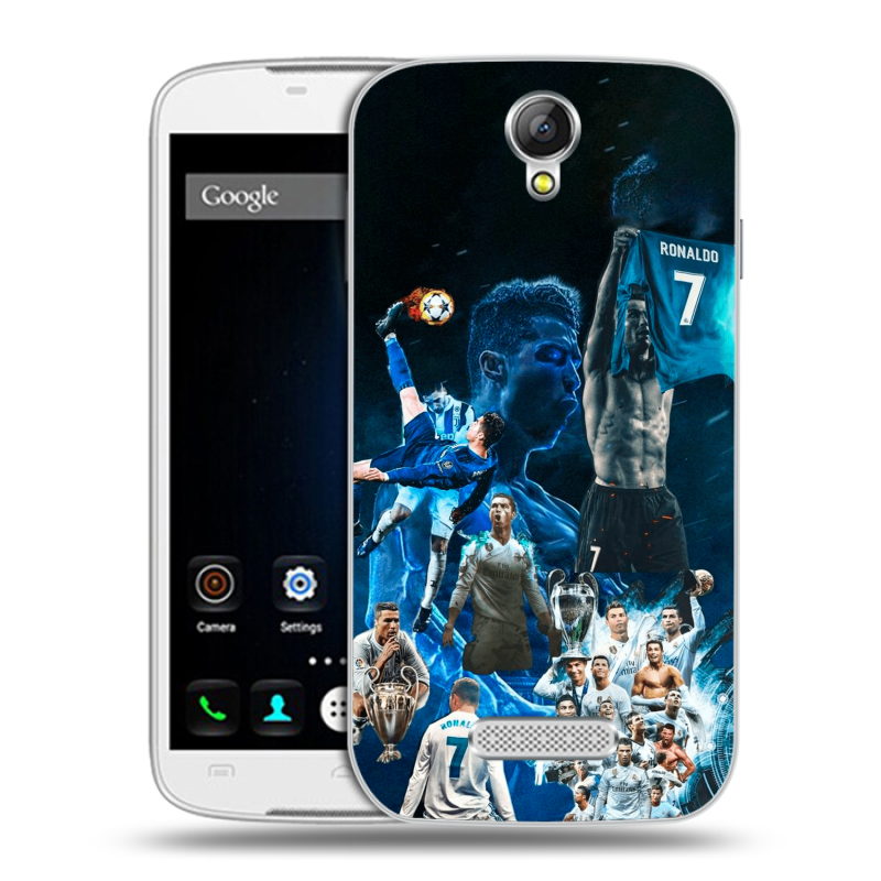 Силиконовый чехол на Doogee X6 с принтом Реал Роналдо Силиконовый чехол на Doogee X6 с принтом Реал Роналдо