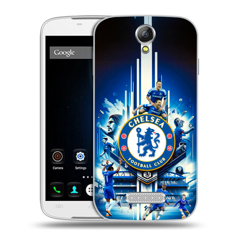 Силиконовый чехол на Doogee X6 с принтом Chelsea Челси Силиконовый чехол на Doogee X6 с принтом Chelsea Челси