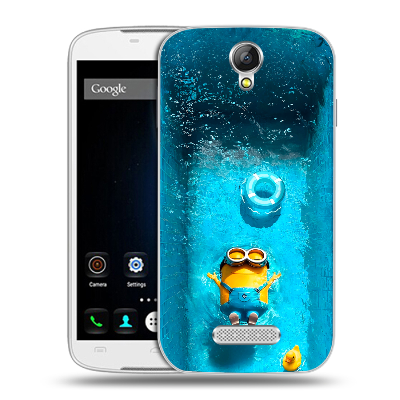 Силиконовый чехол на Doogee X6 с принтом Миньоны Силиконовый чехол на Doogee X6 с принтом Миньоны