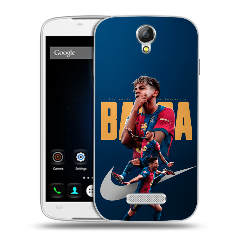 Силиконовый чехол на Doogee X6 с принтом Барселона Barca Yamal Силиконовый чехол на Doogee X6 с принтом Барселона Barca Yamal