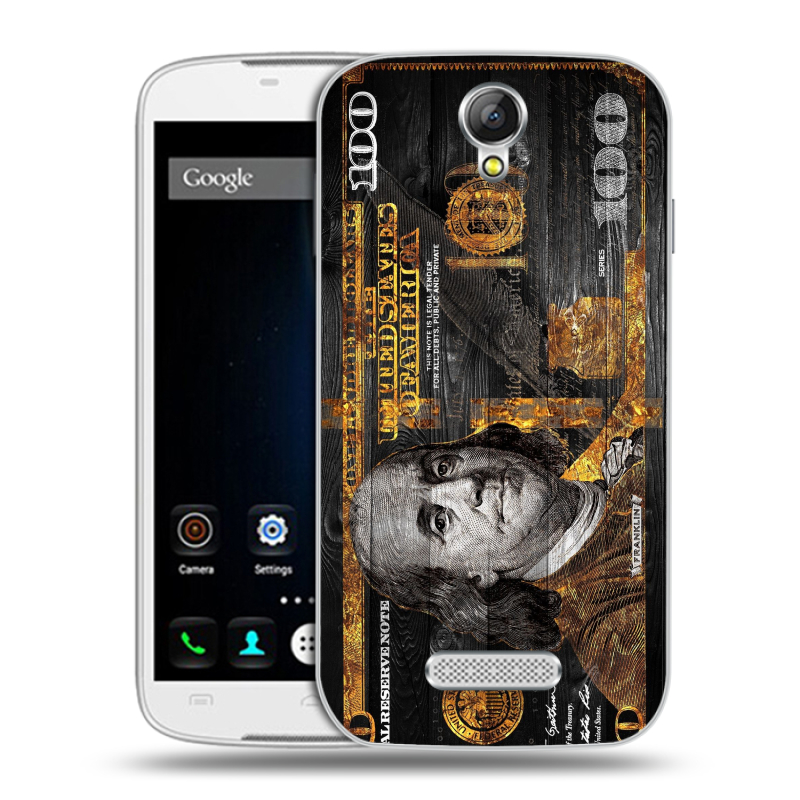 Силиконовый чехол на Doogee X6 с принтом Доллар деньги Силиконовый чехол на Doogee X6 с принтом Доллар деньги