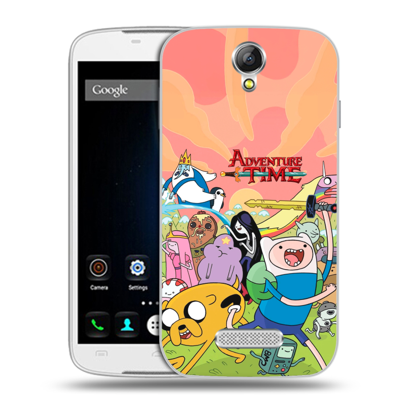 Силиконовый чехол на Doogee X6 с принтом Adventure time Время приключений Силиконовый чехол на Doogee X6 с принтом Adventure time Время приключений