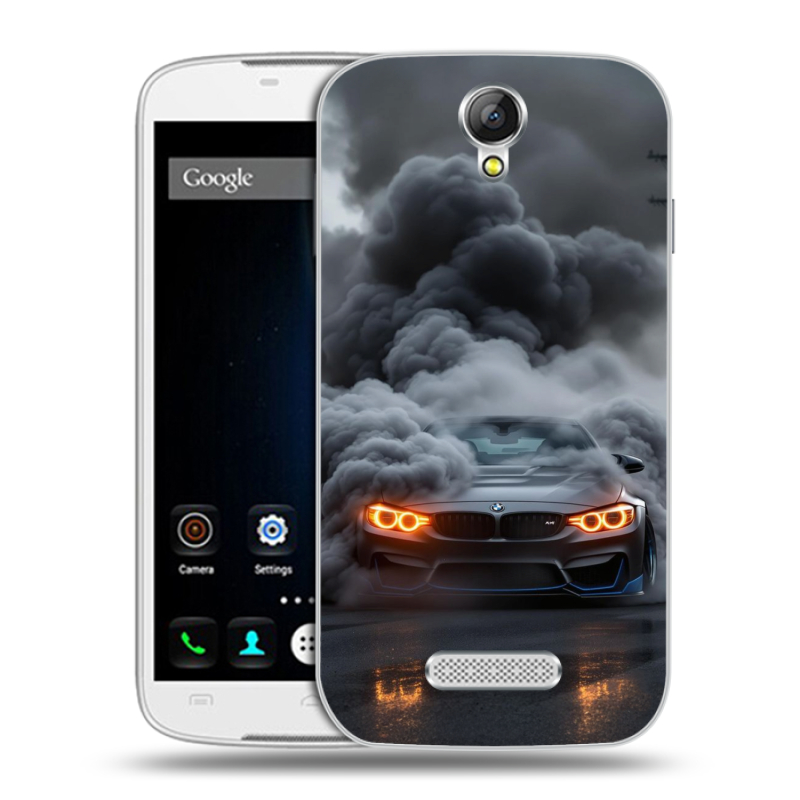 Силиконовый чехол на Doogee X6 с принтом BMW БМВ Силиконовый чехол на Doogee X6 с принтом BMW БМВ