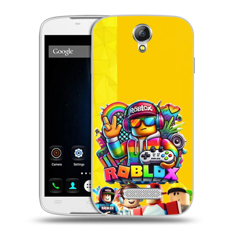 Силиконовый чехол на Doogee X6 с принтом Roblox Роблокс Силиконовый чехол на Doogee X6 с принтом Roblox Роблокс
