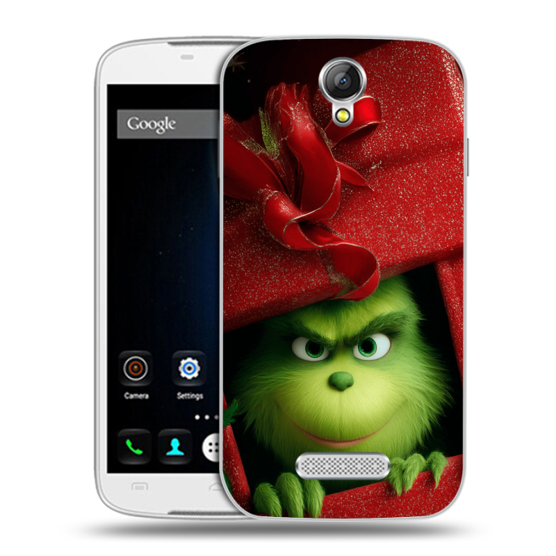 Силиконовый чехол на Doogee X6 с принтом Новый год Силиконовый чехол на Doogee X6 с принтом Новый год