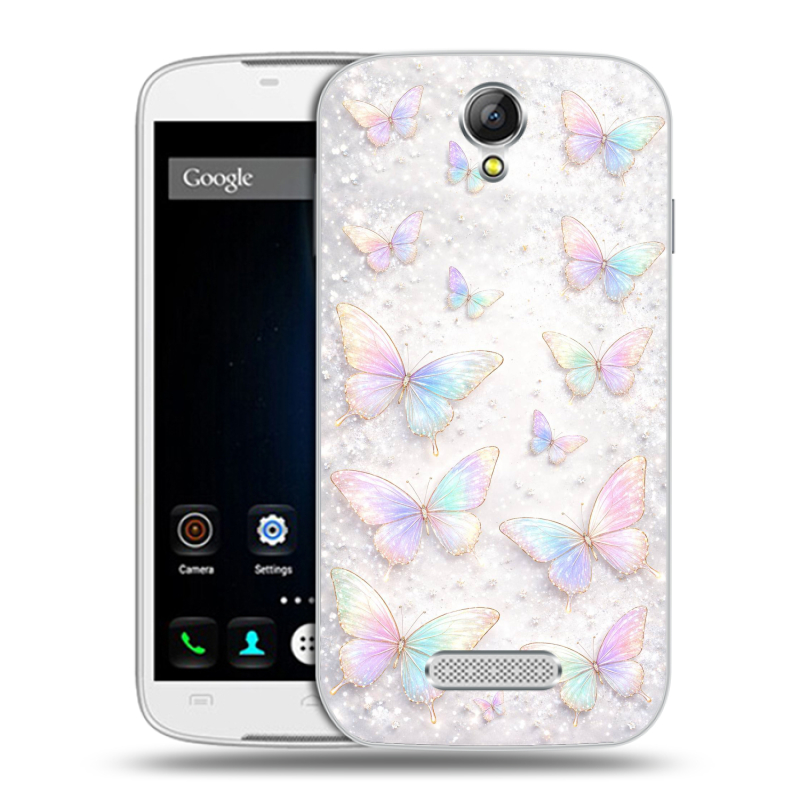 Силиконовый чехол на Doogee X6 с принтом женский Силиконовый чехол на Doogee X6 с принтом женский