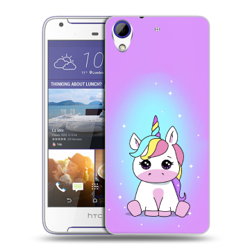 Пластиковый чехол на HTC Desire 830 с принтом Единорог