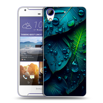 Пластиковый чехол на HTC Desire 830 с принтом Листья