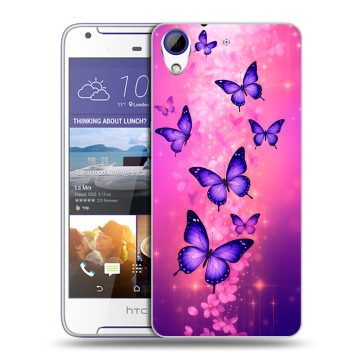 Пластиковый чехол на HTC Desire 830 с принтом Бабочки