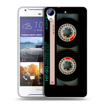 Пластиковый чехол на HTC Desire 830 с принтом Кассета
