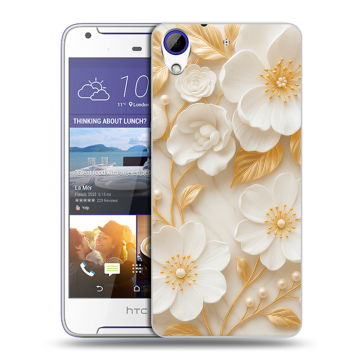 Пластиковый чехол на HTC Desire 830 с принтом Цветы