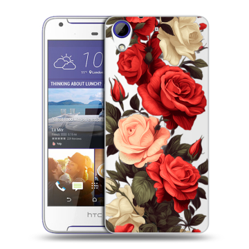 Пластиковый чехол на HTC Desire 830 с принтом Розы Пластиковый чехол на HTC Desire 830 с принтом Розы