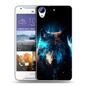 Пластиковый чехол на HTC Desire 830 с принтом Волк ночной Пластиковый чехол на HTC Desire 830 с принтом Волк ночной