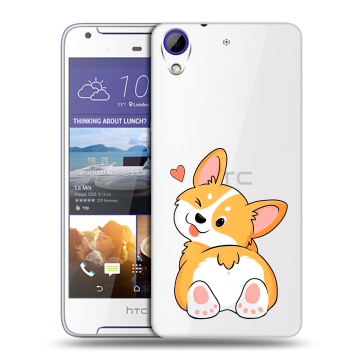 Пластиковый чехол на HTC Desire 830 с принтом Корги Пластиковый чехол на HTC Desire 830 с принтом Корги