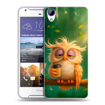 Пластиковый чехол на HTC Desire 830 с принтом сова