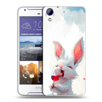 Пластиковый чехол на HTC Desire 830 с принтом кролик зайчик Пластиковый чехол на HTC Desire 830 с принтом кролик зайчик