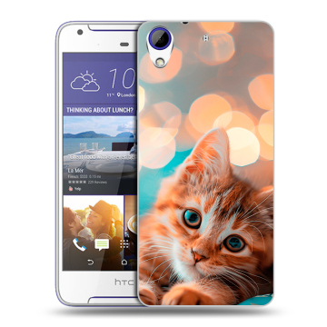 Пластиковый чехол на HTC Desire 830 с принтом котик Пластиковый чехол на HTC Desire 830 с принтом котик