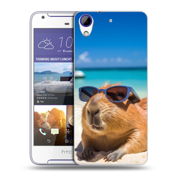 Пластиковый чехол на HTC Desire 830 с принтом Капибара