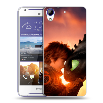 Пластиковый чехол на HTC Desire 830 с принтом Как приручить дракона