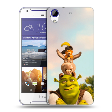 Пластиковый чехол на HTC Desire 830 с принтом Шрек Shrek