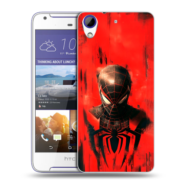 Пластиковый чехол на HTC Desire 830 с принтом человек паук spiderman