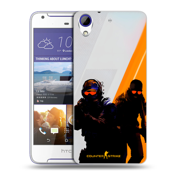 Пластиковый чехол на HTC Desire 830 с принтом Контер страйк Counter strike