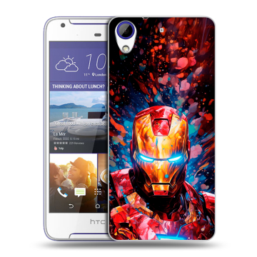 Пластиковый чехол на HTC Desire 830 с принтом Железный человек Ironman Пластиковый чехол на HTC Desire 830 с принтом Железный человек Ironman