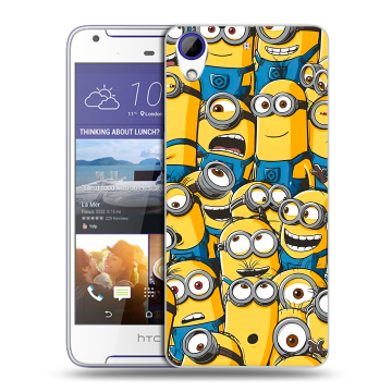 Пластиковый чехол на HTC Desire 830 с принтом Миньоны